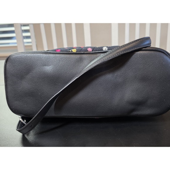 Vera Bradley Day Off Satchel Havana‎ Dots Black Pink Shoulder Bag Handbag Purse - Picture 8 of 16